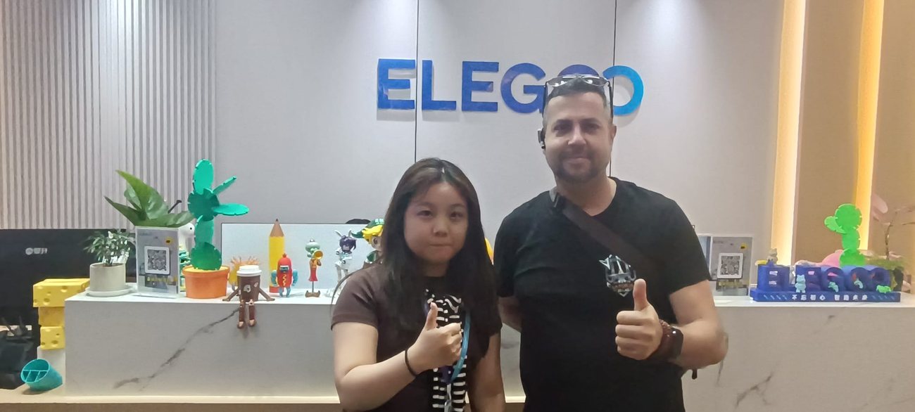 La Forja 3D Lab en el stand de ELEGOO