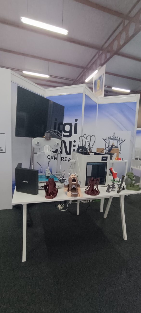 Stand de La Forja 3D Lab en una feria del sector